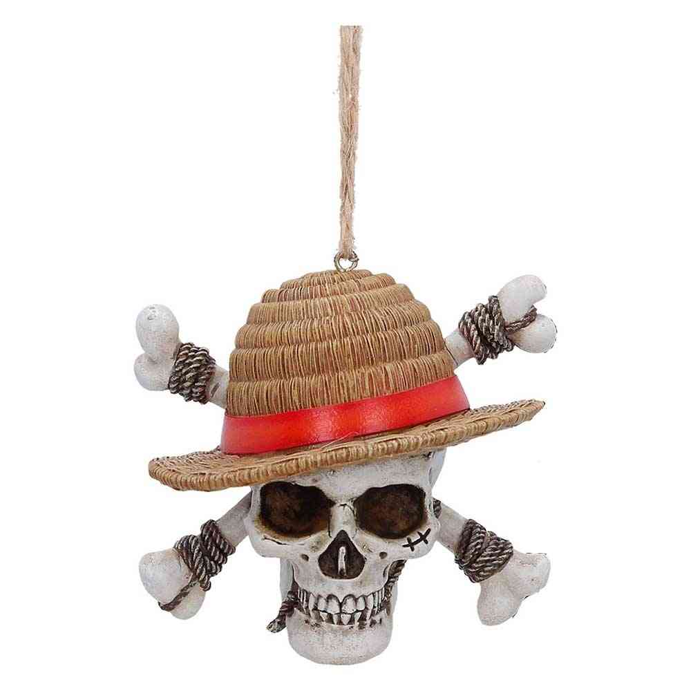 Nemesis Now One Piece - Luffy Jolly Roger Hanging Ornament Wall decoration - Multicolours